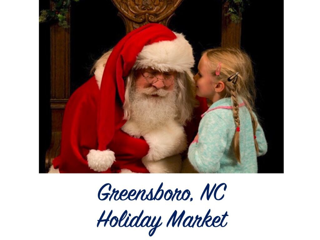 Child whispering to Santa